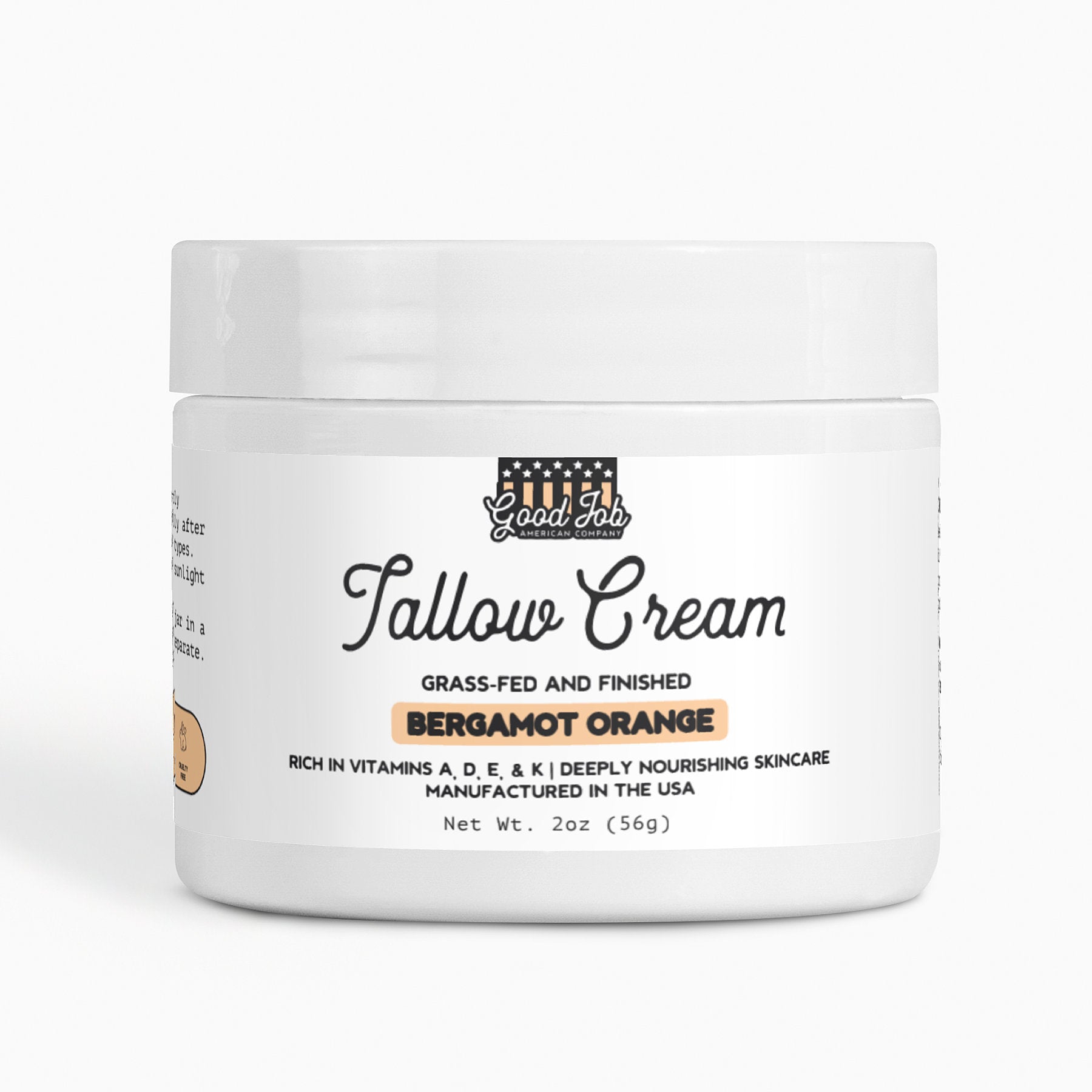 Tallow Cream (Bergamot Orange)